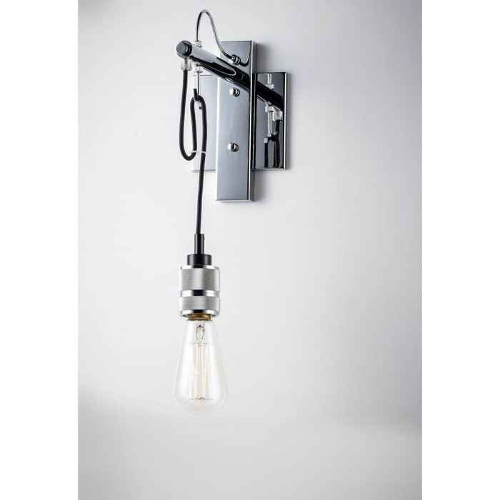 Swagger Polished Chrome Wall Sconce - Wall Sconce