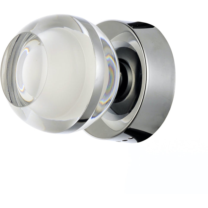 Swank Polished Chrome LED Flush Mount - Flushmounts