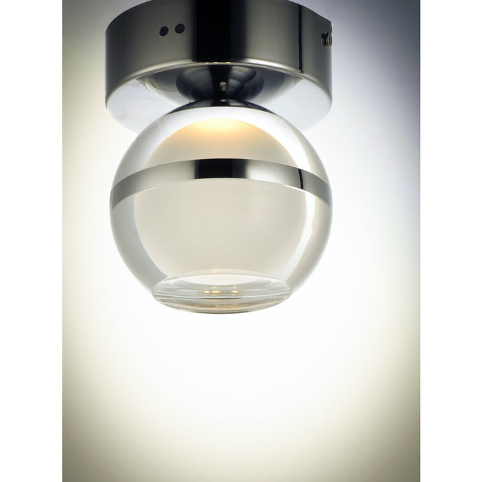 Swank Polished Chrome LED Flush Mount - Flushmounts