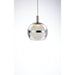 Swank Polished Chrome LED Single Pendant - Pendants