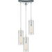 Swirl Polished Chrome Mini Pendant - Mini-Pendants