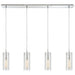 Swirl Polished Chrome Pendant - Pendants