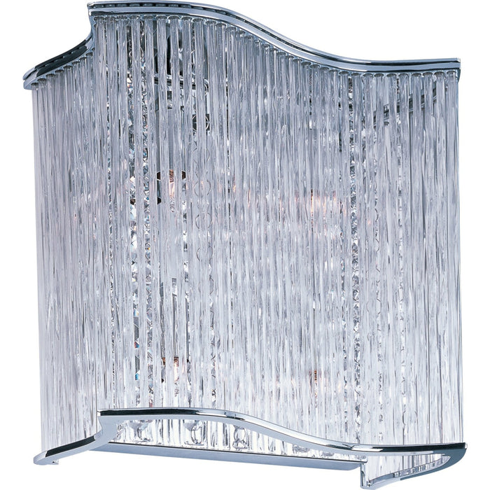 Swizzle Polished Chrome Wall Sconce - Wall Sconce