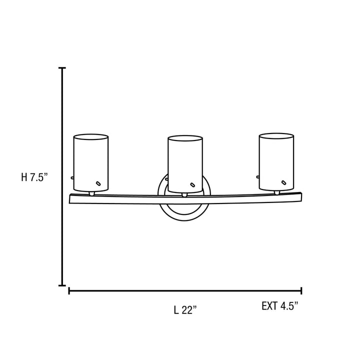 Sydney Chrome Vanity - Bath & Vanity