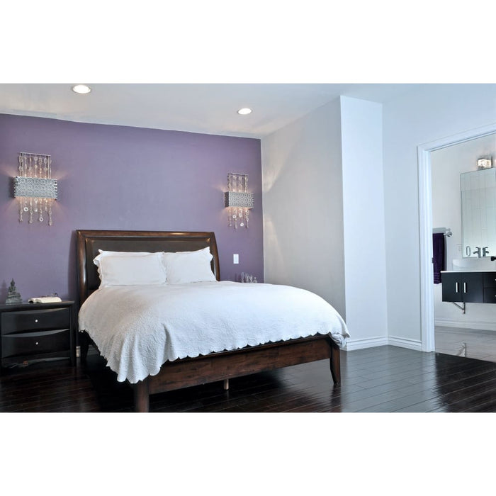 Symmetry Polished Nickel Wall Sconce - Wall Sconce
