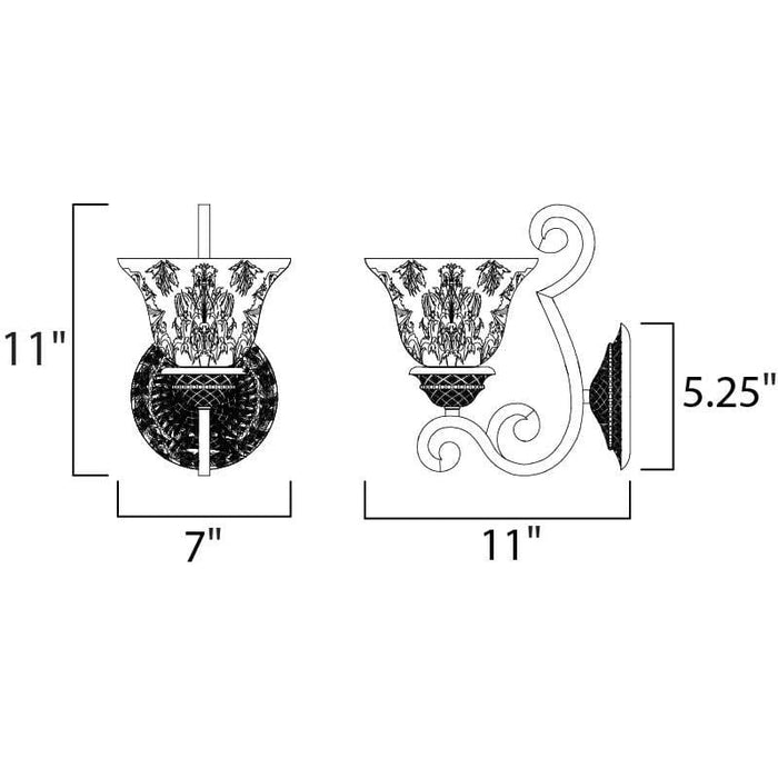 Symphony Oil Rubbed Bronze Wall Sconce - Wall Sconce