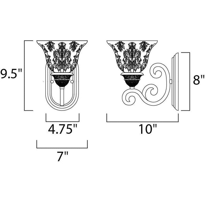 Symphony Oil Rubbed Bronze Wall Sconce - Wall Sconce