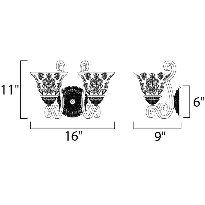 Symphony Oil Rubbed Bronze Wall Sconce - Wall Sconce