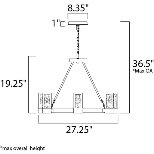 Sync Polished Chrome LED Chandelier - Chandeliers