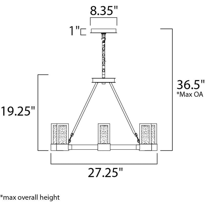 Sync Polished Chrome LED Chandelier - Chandeliers
