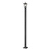 Talbot Black 1 Light Outdoor Post Mounted Fixture 579PHMS-536P-BK | theLightShop