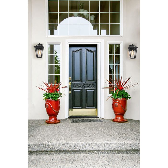 Talbot Black 1 Light Outdoor Wall Sconce - Outdoor Wall Sconces