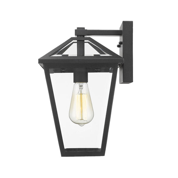 Talbot Black 1 Light Outdoor Wall Sconce - Outdoor Wall Sconces