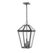 Talbot Black 3 Light Outdoor Chain Mount Ceiling Fixture 579CHXL-BK | theLightShop