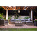 Talbot Black 3 Light Outdoor Chain Mount Ceiling Fixture 579CHXL-BK - Outdoor Pendants