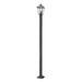 Talbot Black 3 Light Outdoor Post Mounted Fixture 579PHBS-536P-BK | theLightShop