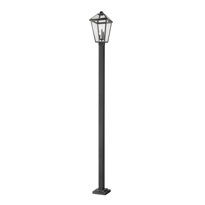 Talbot Black 3 Light Outdoor Post Mounted Fixture 579PHXLS-536P-BK | theLightShop