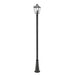 Talbot Black 3 Light Outdoor Post Mounted Fixture | theLightShop