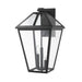 Talbot Black 3 Light Outdoor Wall Sconce - Outdoor Wall Sconces