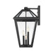 Talbot Black 3 Light Outdoor Wall Sconce - Outdoor Wall Sconces