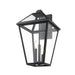 Talbot Black 3 Light Outdoor Wall Sconce - Outdoor Wall Sconces
