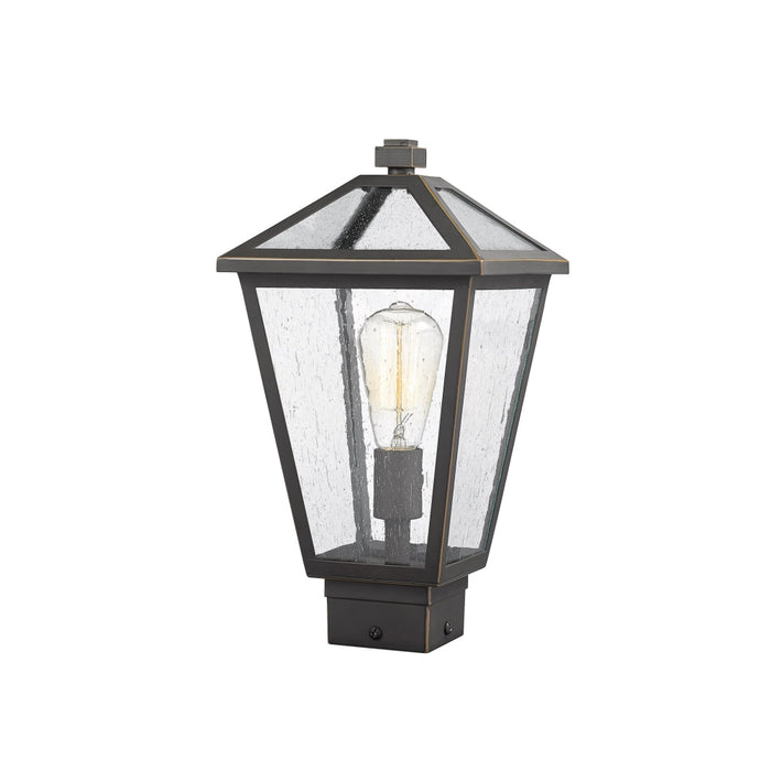 Talbot Rubbed Bronze 1 Light Outdoor Post Mount Fixture 579PHMS-ORB | theLightShop