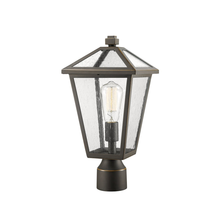 Talbot Rubbed Bronze 1 Light Outdoor Post Mount Fixture | theLightShop