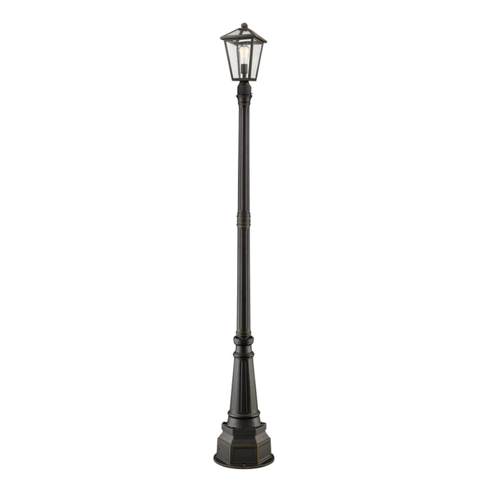 Talbot Rubbed Bronze 1 Light Outdoor Post Mounted Fixture 579PHMR-564P-ORB | theLightShop