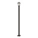 Talbot Rubbed Bronze 1 Light Outdoor Post Mounted Fixture 579PHMS-536P-ORB | theLightShop