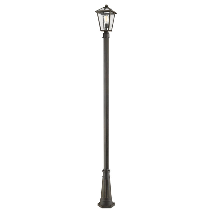 Talbot Rubbed Bronze 1 Light Outdoor Post Mounted Fixture | theLightShop