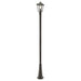 Talbot Rubbed Bronze 1 Light Outdoor Post Mounted Fixture | theLightShop