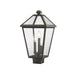 Talbot Rubbed Bronze 3 Light Outdoor Post Mount Fixture 579PHBS-ORB | theLightShop