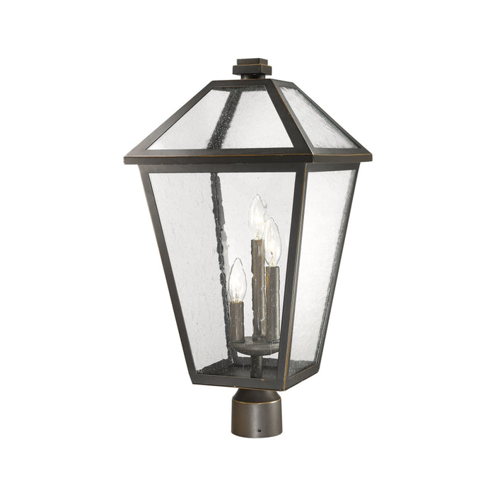 Talbot Rubbed Bronze 3 Light Outdoor Post Mount Fixture 579PHXLR-ORB | theLightShop