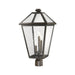 Talbot Rubbed Bronze 3 Light Outdoor Post Mount Fixture 579PHXLR-ORB | theLightShop
