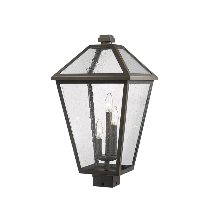 Talbot Rubbed Bronze 3 Light Outdoor Post Mount Fixture 579PHXLS-ORB | theLightShop