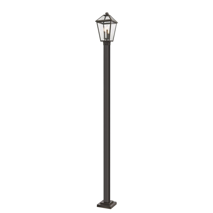 Talbot Rubbed Bronze 3 Light Outdoor Post Mounted Fixture 579PHBS-536P-ORB | theLightShop
