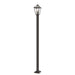 Talbot Rubbed Bronze 3 Light Outdoor Post Mounted Fixture 579PHBS-536P-ORB | theLightShop