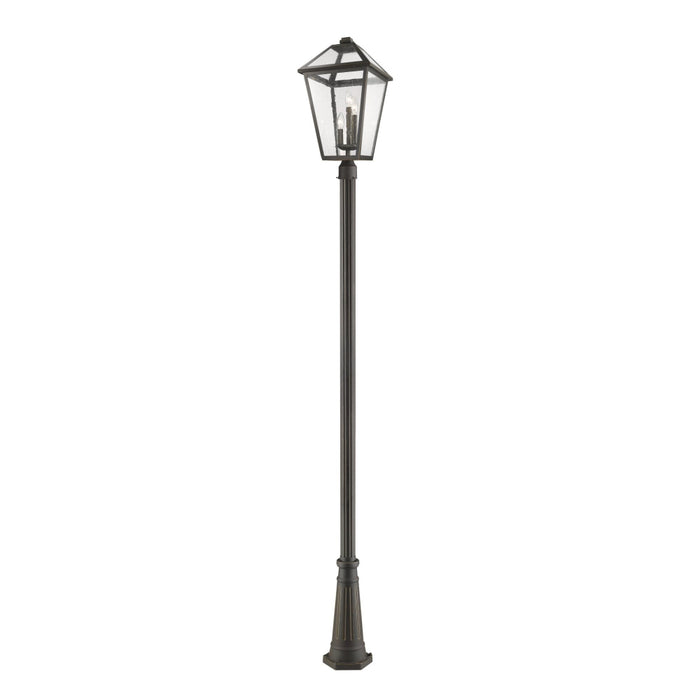 Talbot Rubbed Bronze 3 Light Outdoor Post Mounted Fixture 579PHXLR-519P-ORB | theLightShop