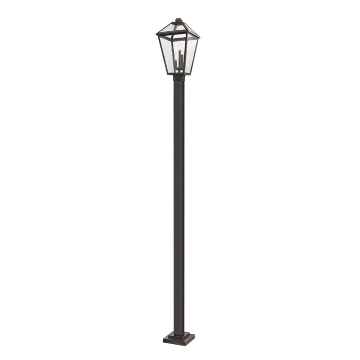 Talbot Rubbed Bronze 3 Light Outdoor Post Mounted Fixture 579PHXLS-536P-ORB | theLightShop