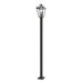 Talbot Rubbed Bronze 3 Light Outdoor Post Mounted Fixture 579PHXLS-536P-ORB | theLightShop