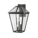 Talbot Rubbed Bronze 3 Light Outdoor Wall Sconce 579XL-ORB | theLightShop
