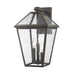 Talbot Rubbed Bronze 3 Light Outdoor Wall Sconce | theLightShop