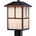 Tanner Claret Bronze Outdoor Post Light - Outdoor Post Light