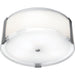 Tara Brushed Steel Flush Mount - Flushmounts