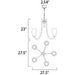 Taylor Satin Nickel Chandelier - Chandeliers