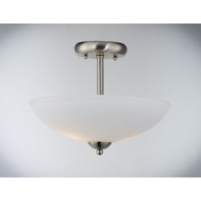 Taylor Satin Nickel Semi-Flush Mount - Semi-Flushmounts