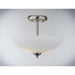 Taylor Satin Nickel Semi-Flush Mount - Semi-Flushmounts