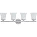 Teller Polished Chrome Wall Sconce - Wall Sconce