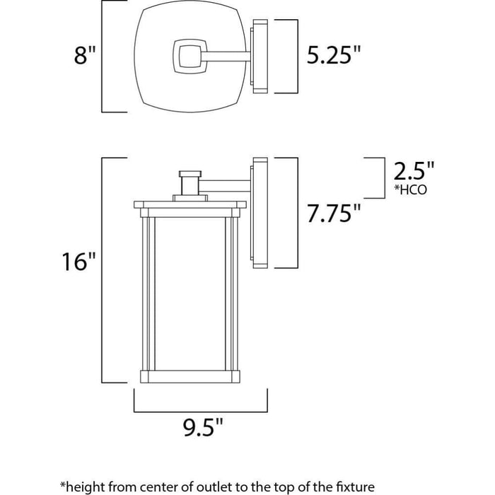 Terrace Bronze Outdoor Wall Mount - Outdoor Wall Mount