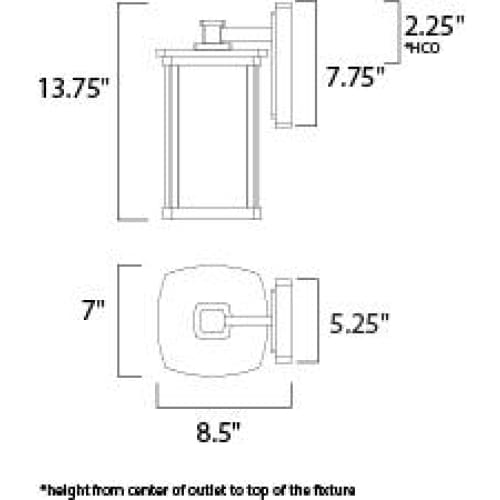 Terrace Bronze Outdoor Wall Mount - Outdoor Wall Mount